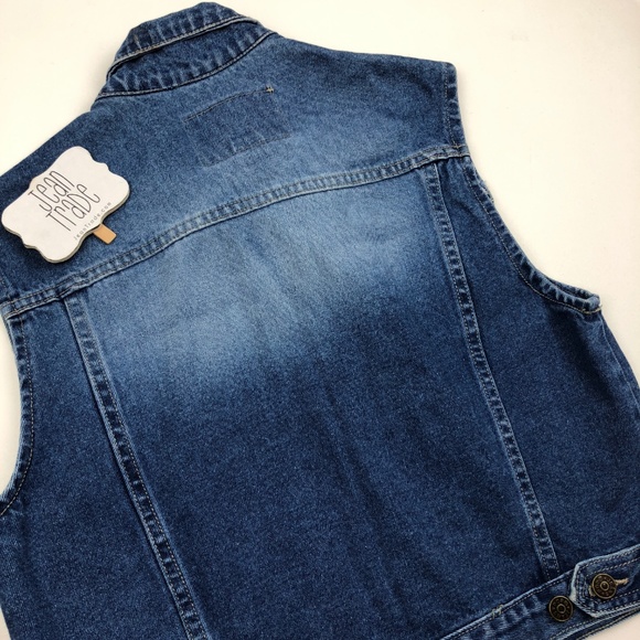 POP Jeans Denim Jean Vest - Picture 4 of 6